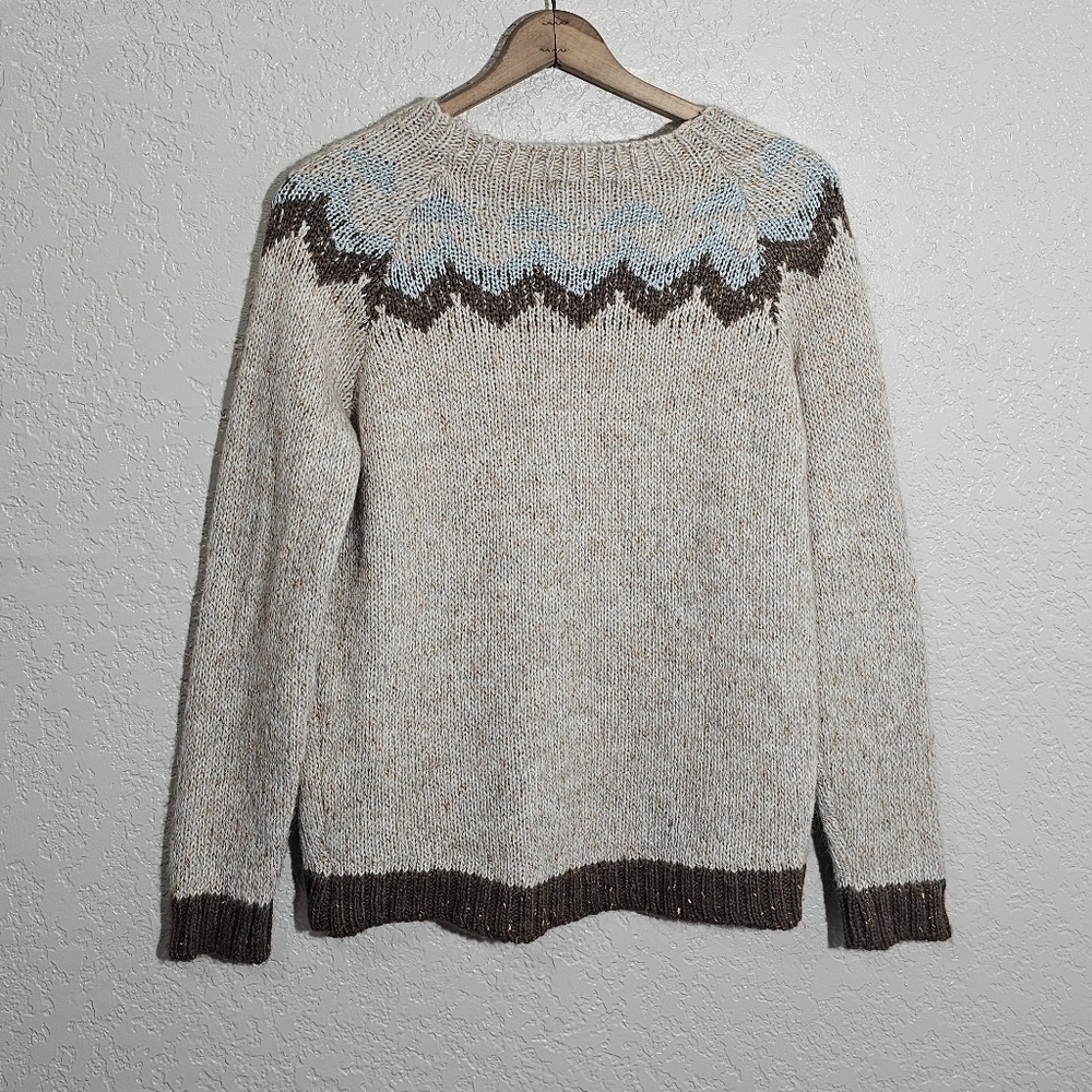 Mary Made in Italy Wool/Alpaca Knit Sweater